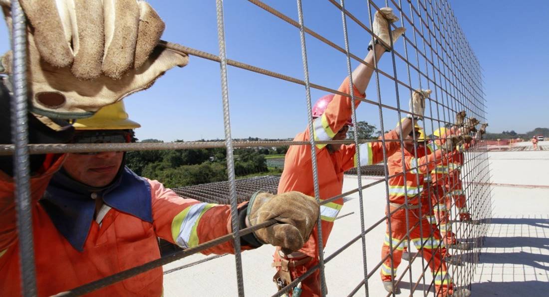 Novo Caged: Indústria da construção registra aumento de vagas de trabalho em janeiro