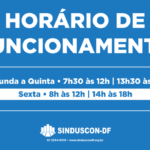 Sinduscon-DF retoma horário de funcionamento