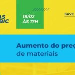 Aumento do preço de materiais será tema do Quintas da CBIC do dia 18/02