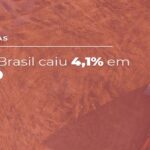 PIB Brasil caiu 4,1% em 2020