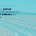 Déficit habitacional é de 5,877 milhões de moradias no País