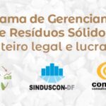 Sinduscon-DF firma convênio com empresa júnior da UnB para elaboração de Plano de Gerenciamento de Resíduos