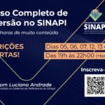 Inscrições abertas para o curso completo de imersão no SINAPI! Garanta a sua vaga!