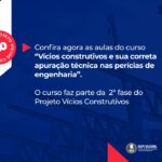 CBIC lança curso sobre Vícios Construtivos. Master Class no dia 27/7!