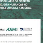 Construção civil do DF é contra alteração dos limites da Floresta Nacional